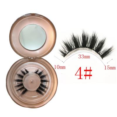 China OEM Natural Long 5D Magnetic False Lashes With 100% Handmade for sale