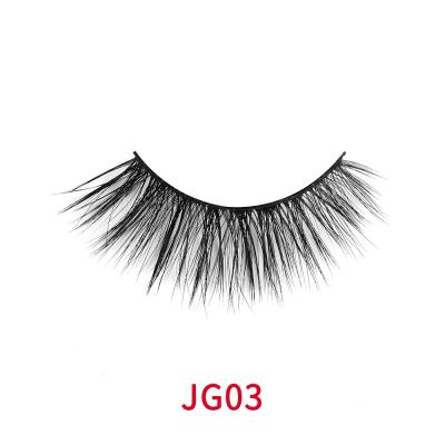 China Dramatic Handmade 18mm Strip Lashes , 3D 18mm Volume Lashes for sale