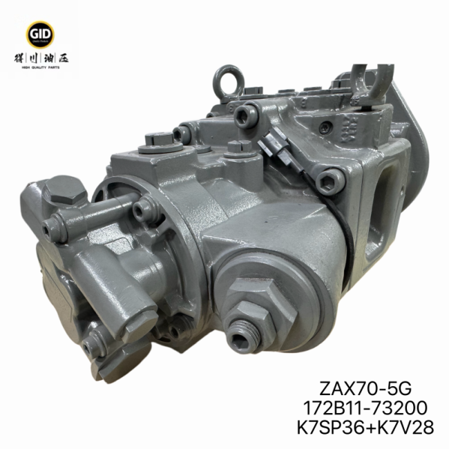 GID ZAX70-5G Hydraulic Main Pump Assembly top view