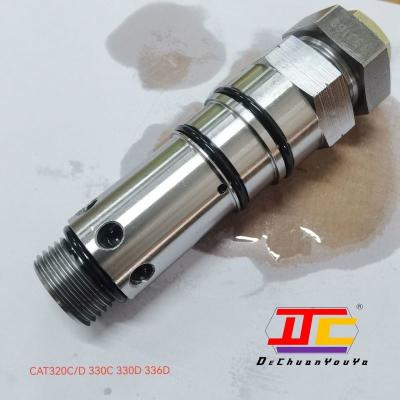 China  103-8177 E320C E325D E329D E300D E336D Excavator Relief Valve , Main Relief Valve  Digger Parts for sale
