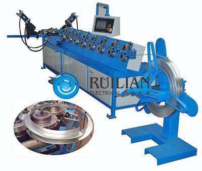 China Galvanized Sheet Steel Flange Forming Machine 25KVA Spiral Duct Machine for sale