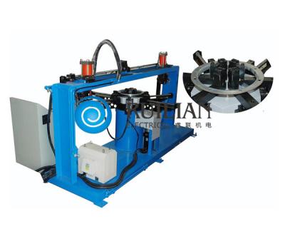 China Processing OD 100mm-600mm Air Duct Flange Punching Machine 10KVA for sale