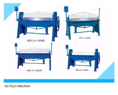 China Automatic Air Duct Machine Apron Coughing Machine Low carbon sheet à venda