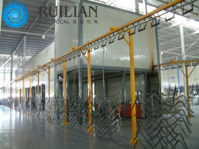 China Industrial Hardware Parts Spray Painting Production Line 120KW for sale