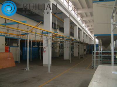 China Suspension Conveying Spray Paint Production Line Spray Painting Equipments 120KW for sale