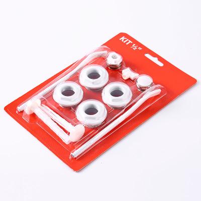 China 1/2 de” montagem Kit White For Hotel do apoio do núcleo do radiador 11 elementos à venda