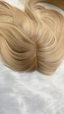 China European hair topper double drawn hair silk topper for Jewish women natural hairline topper for hair loss for sale