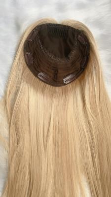 China Silk Top Human Hair Topper Balayage color Women Toupee Skin Topper for Salon for sale