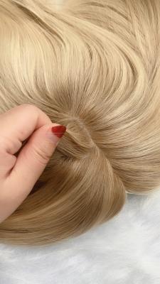 China Hair topper for women human hair virgin cuticle silk topper for hairloss help for sale