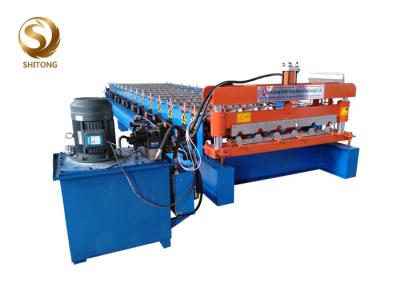 China 0.3-0.7mm Thickness High Strength Metal Roof Sheet Roll Forming Machine for sale