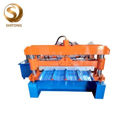 China high quality 840 type aluminium roof panel sheet cold roll forming machine for sale