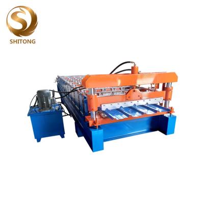 China 840 type aluminium profile metal plate roll forming machine supplier for sale