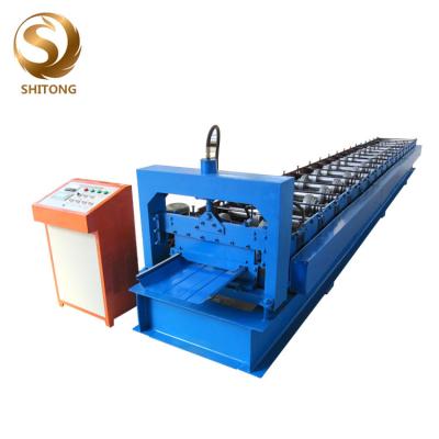 China self-locked strip steel roof panel roll forming machine in china for sale