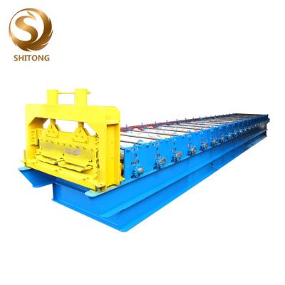 China joint hidden metal plate roof sheet making forming machine for sale