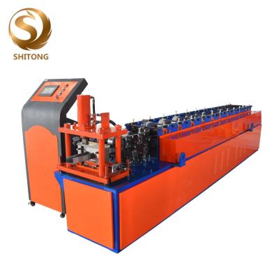 China cheap C shape steel purlin frame roll forming machine price for sale