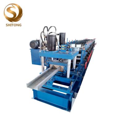 China fully automatic hydraulic drive galvanized c purlin roll forming machine for sale