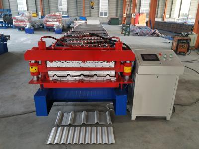 China double layer corrugated steel roll forming making machine price for sale