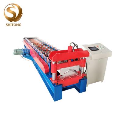 China new type ridge cap plate roof tile making roll forming machine china manufacturer for sale