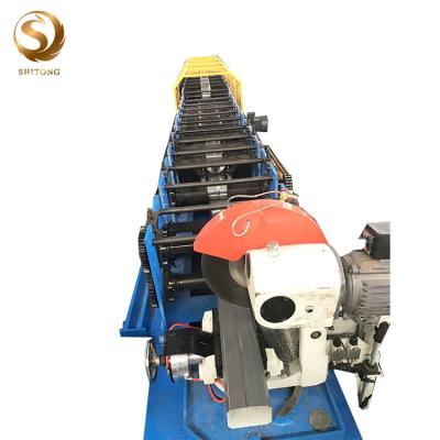China aluminum tube downpipe downspout making roll forming machine manufacture for sale