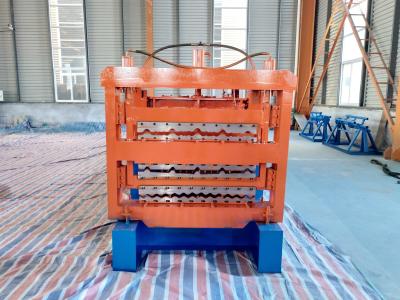 China tres máquinas portátiles de la techumbre de la capa para el tejado del acero del metal en venta