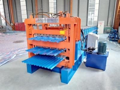 Китай three layer roof and wall panel forming machine made in china продается