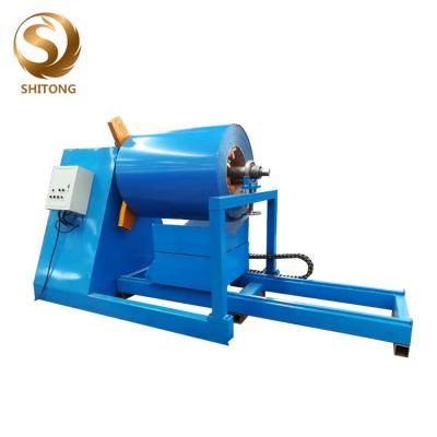 China metal automatic hydraulic manual sheet coil decoiler for metal roofing equipment for sale