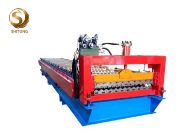 China Best selling cheap price color coated corrugated metal roof sheet panel making machine for sale