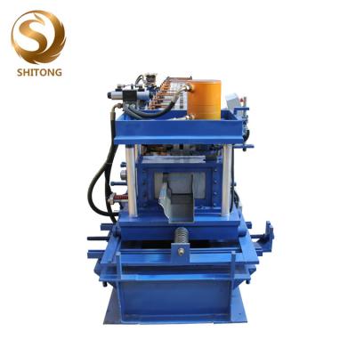 China aluminum color steel rain gutter cold roll forming machine for sale