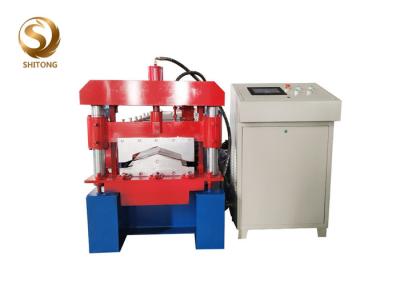 China Glazed aluminum metal roof ridge cap tile roll forming machine production line for sale