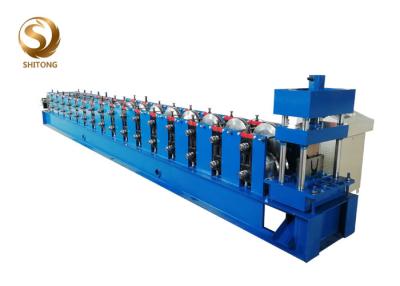 Китай C purlin section cold roll forming machine with punch hole device machine продается