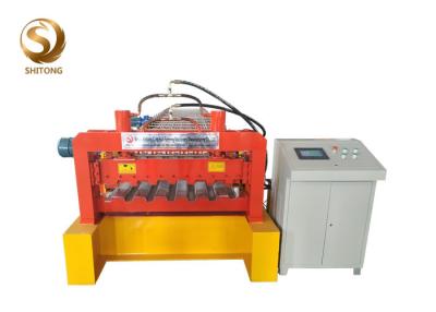 Китай Construction material deck panel sheet roll forming machine with low price продается