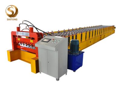 China Automatic floor deck tile color steel rolling making forming machine for floor deck for sale