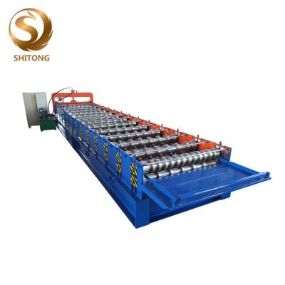 China 750 model automatic trapezoid color steel roof panel roll forming machine for sale