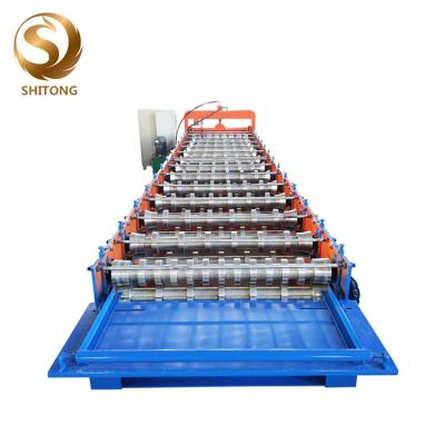 China 750 model ibr roof sheet galvanized steel make roll forming machine for sale