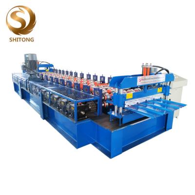 China 840 model automatic color steel roof panel memory frame roll forming machine for sale