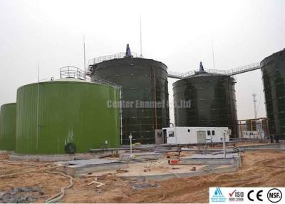 China Enamel Coated Glass Lined Steel Tanks With Double Coating Internal And External for sale