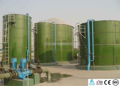 China Industrielles Glas fixierte Stahltanks für Behandlungs-Prozess des kommunalen Abwassers zu verkaufen