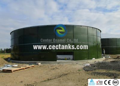 China Dome Roof Glass Fused Steel Tanks For Sewage Treatment Plant for sale