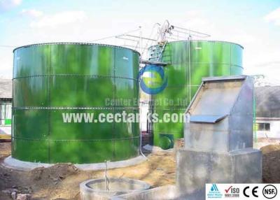 China 0.25 mm ~ 0.40 mm Coated Porcelain Enamel Glass Lined Tank , Potable Water Storage Tanks Steel for sale