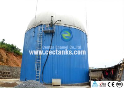 China Double Membrane Roof Glass Fused Steel Tanks with gas and liquid impermeable for sale