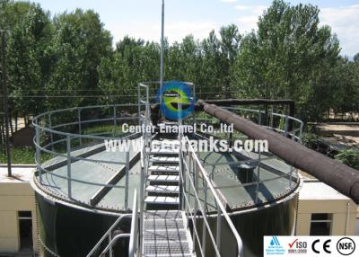 China Glass Fused To Steel Water Tanks , Water Treatment Plant Glass Coated Steel Tanks for sale
