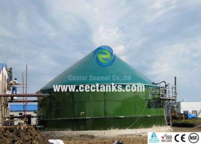 China Glass Fused To Steel Industrial Water Tanks / 10000 gallon steel water tank for sale