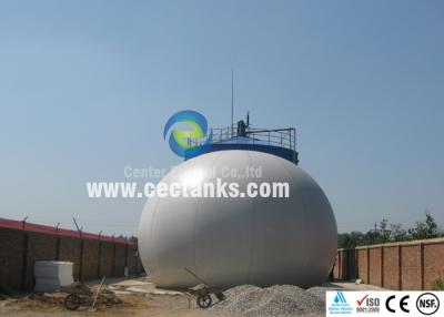 China Membrane Roof Bio Digester tank with Porcelain Enamel Coating Process for sale