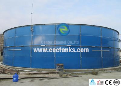 China Coated Bolted Steel Biogas Storage Tank with Glass fused to steel Tank Material for sale