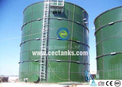 China OSHA Enamel Steel Tank Industrial Water Tanks With Corrosion / Abrasion Resistance for sale