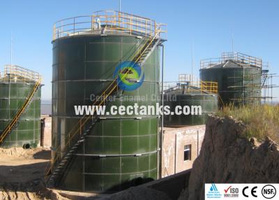 China GRP Roof Grain Storage Silos For Farm Dry Bulk & Liquid Solution With Flat Bottom for sale