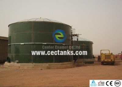 China Anti - microbial Glass Lined Water Storage Tanks in Green Color for sale