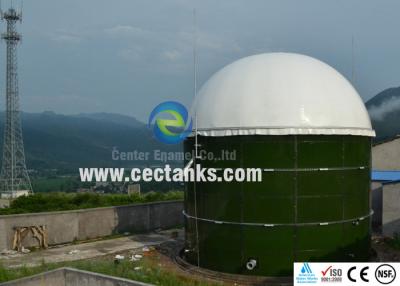 China Double enamel coating Liquid Storage Tanks / aluminium dome roof storage tanks for sale