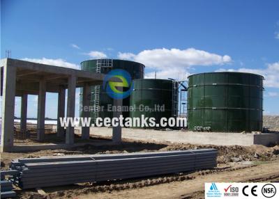 China Porcelain enamel glass lined tank , vitreous enamelled steel bolted tanks for sale
