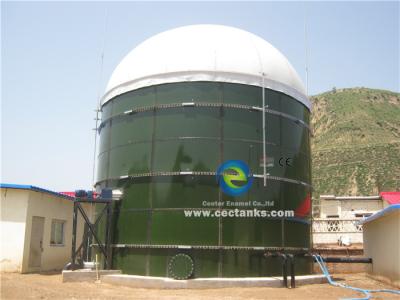 中国 排水処理は地方自治体の処置および整頓されていた工業地帯のための鋼鉄水漕に溶けるガラスを植えます 販売のため